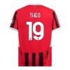 Camisola AC Milan Theo 19 Equipamento Principal 2024-25 Manga Curta